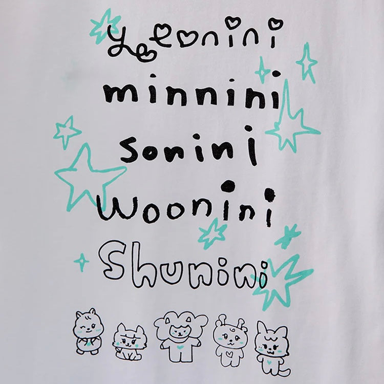 (G)I-DLE mini knee short sleeve t-shirt