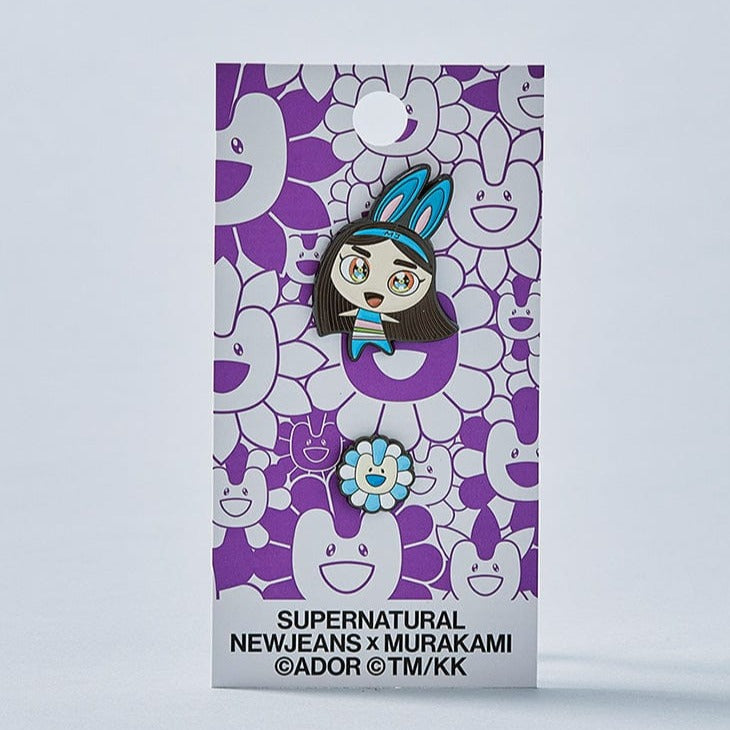 NewJeans X MURAKAMI METAL PIN BADGE
