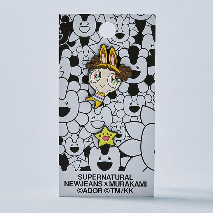 NewJeans X MURAKAMI METAL PIN BADGE