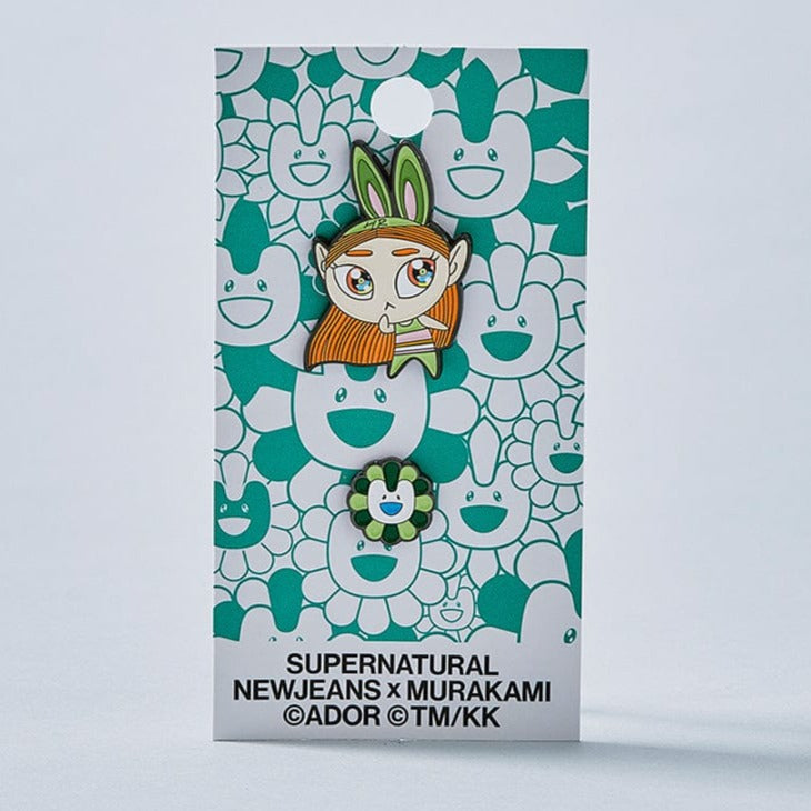 NewJeans X MURAKAMI METAL PIN BADGE
