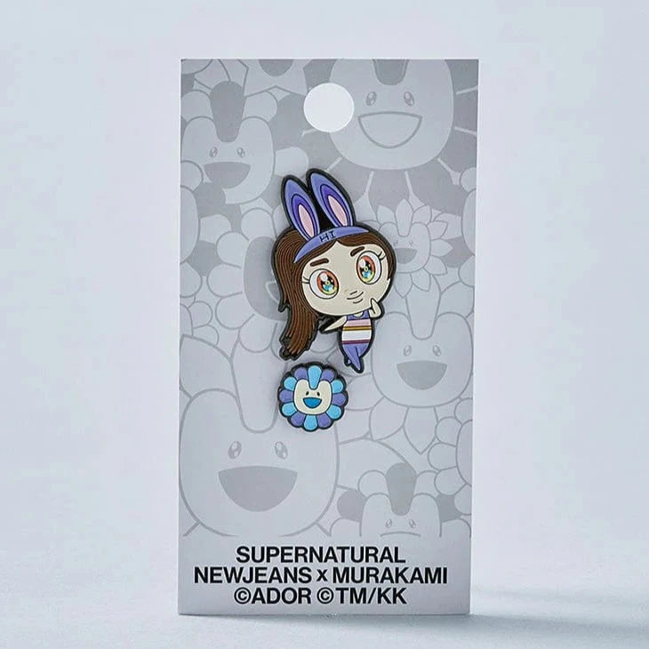 NewJeans X MURAKAMI METAL PIN BADGE